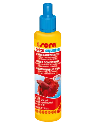 SERA - Aquatan Betta 50ml - Conditionneur d'eau pour Bettas