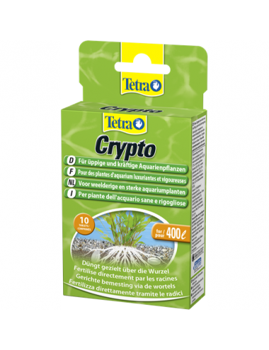 TETRA - Crypto - 10 Tbls - Engrais en comprimés pour plantes