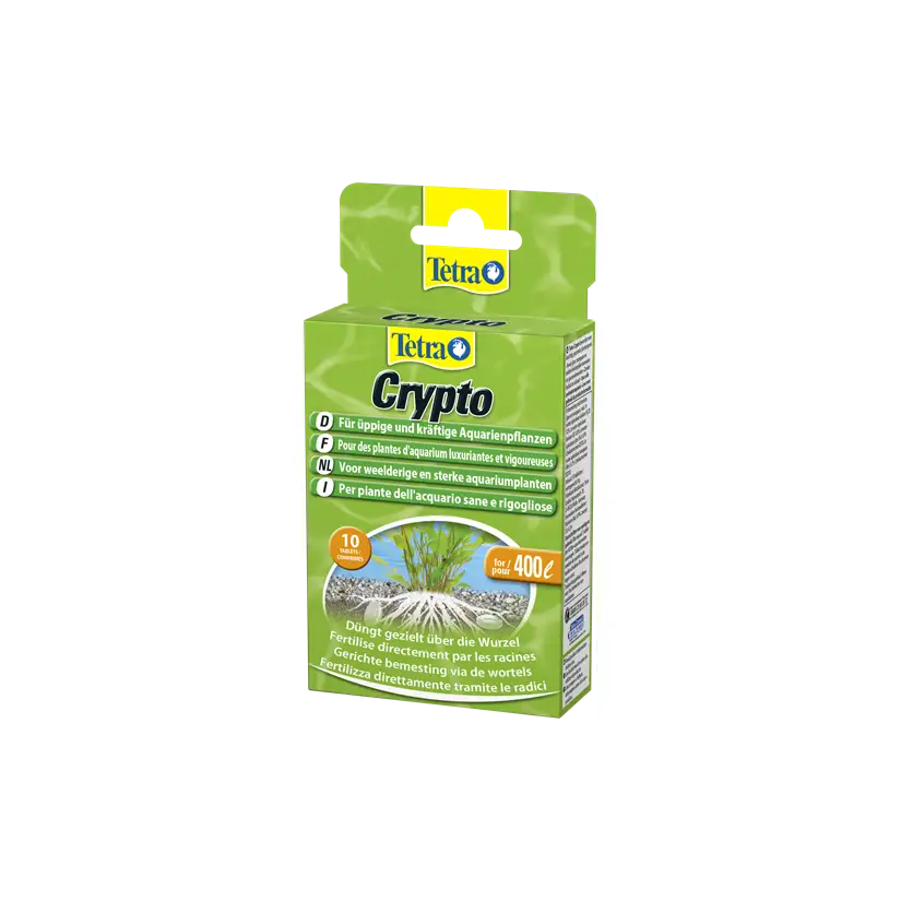 TETRA - Crypto - 10 Tbls - Engrais en comprimés pour plantes