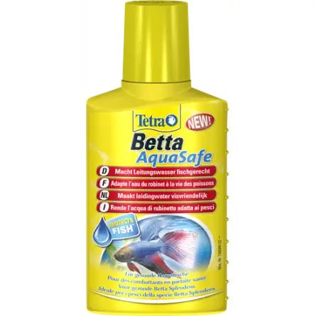 TETRA Betta AquaSafe - Conditionneur d'Eau pour Poisson Combattant - 100ml