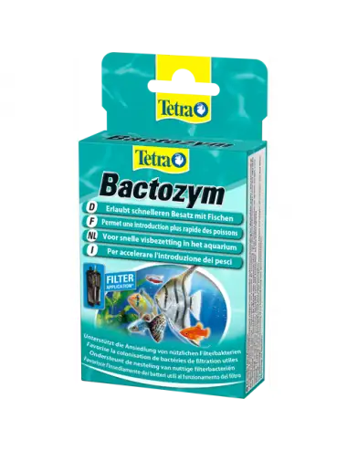 TETRA - Bactozym - ﻿10 gélules - Bactéries pour aquarium