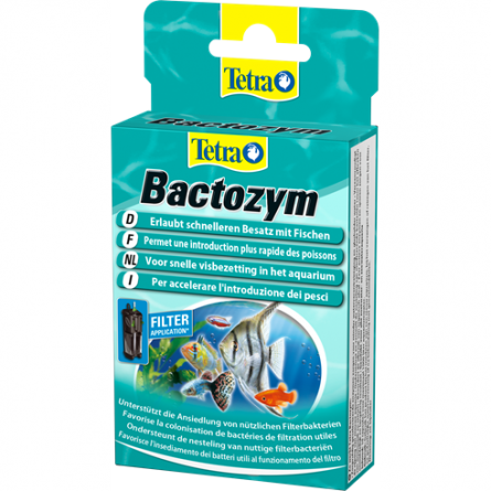 TETRA - Bactozym - 10 capsule - Batteri per acquario