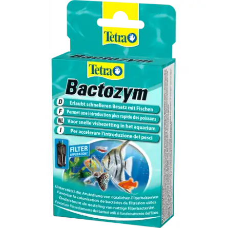 Tetra Bactozym Bactéries en gélules pour aquarium - Jardinerie du théâtre