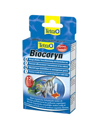TETRA - Biocoryn - 12 capsules - Enzymes and bacteria for aquarium