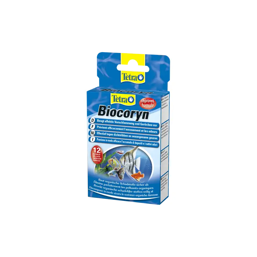 TETRA - Biocoryn - 12 capsules - Enzymes and bacteria for aquarium