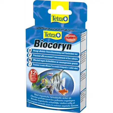 TETRA - Biocoryn - 12 cápsulas - Enzimas y bacterias para acuario TETRA - Biocoryn - 12 cápsulas - Enzimas y bacterias para acuario