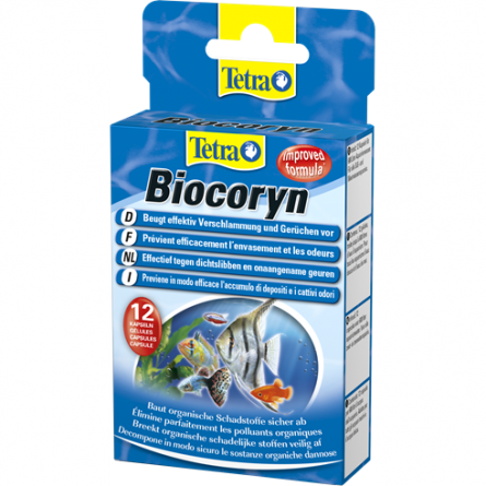 TETRA - Biocoryn - 12 gélules - Enzymes et bactéries pour aquarium TETRA - Biocoryn - 12 gélules - Enzymes et bactéries pour aquarium