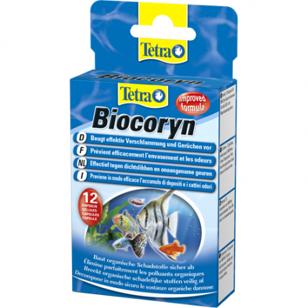 TETRA - Biocoryn - 12 kapsul - Encimi in bakterije za akvarij