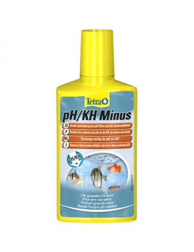 TETRA – pH/KH Minus – ﻿250 ml – Reduzierung des pH-Werts und des Kh-Werts von Wasser
