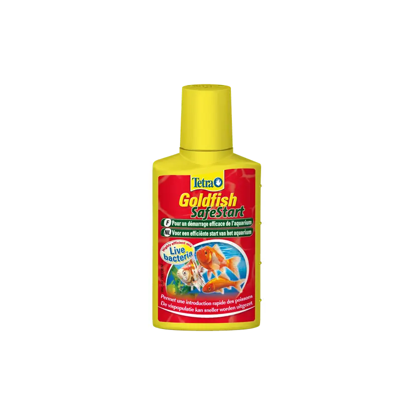 TETRA - Goldfish SafeStart - 50ml - Bacterial Water Conditioner - Goldfish Water Conditioner Routine