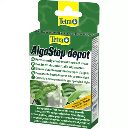 TETRA - AlgoStop depot - ﻿12 tablettes - Anti-algues pour aquarium