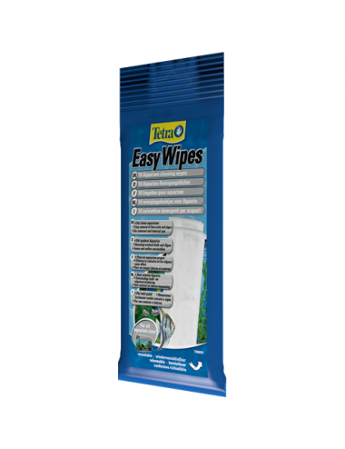 TETRA - EasyWipes - 10 unidades - Toalhetes de limpeza para aquários