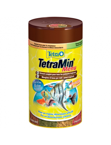TETRA - TetraMin Menu - 250ml - Alimento en escamas para peces