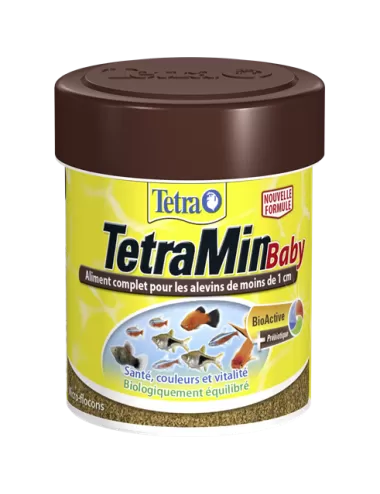 TETRA - TetraMin Baby - 66ml - powdered food for alvins