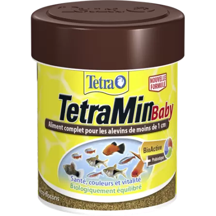 TETRA - TetraMin Baby - 66ml - Aliments en poudre pour alvins