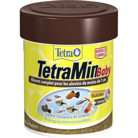 TETRA - TetraMin Baby - 66ml - Aliments en poudre pour alvins