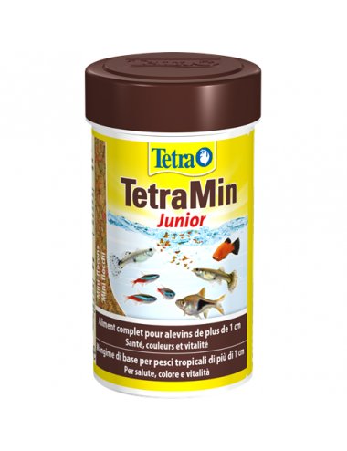 TETRA - TetraMin Junior - 100 ml - Flockenfutter für Alvins