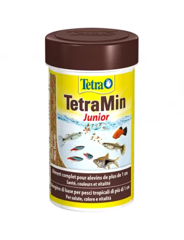 TETRA - TetraMin Junior - 100ml - Mangime in scaglie per avannotti