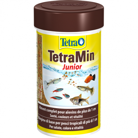 TETRA - TetraMin Junior - 100 ml - Flockenfutter für Alvins