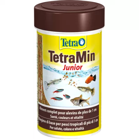 TETRA - TetraMin Junior - 100ml - Aliments en flocons pour alvins