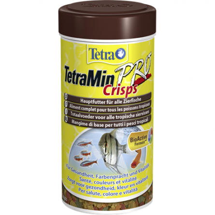 TETRA - TetraMin Pro Crisps - 250ml - Fiocchi di cibo integrale TETRA - TetraMin Pro Crisps - 250ml - Fiocchi di cibo integrale