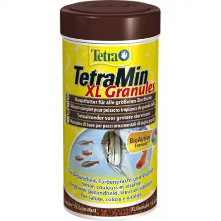 TETRA - TetraMin XL Granules - 250ml - Alimento completo in granuli TETRA - TetraMin XL Granules - 250ml - Alimento completo in granuli