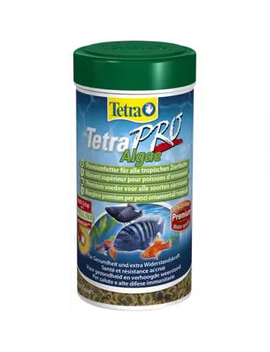 TETRA - Pro Algae - 100 ml - Hochwertiges Futter für pflanzenfressende Fische