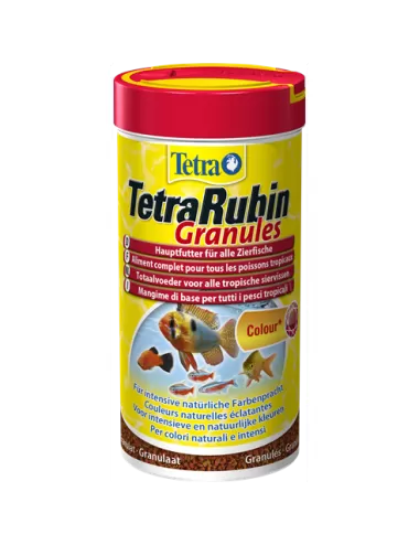 TETRA - TetraRubin Granules - 250ml - Mélange de granulés pour poissons