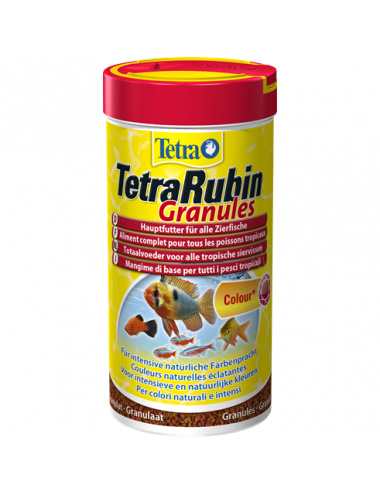 TETRA - TetraRubin Granules - 250ml - Mezcla de granulados para pescado