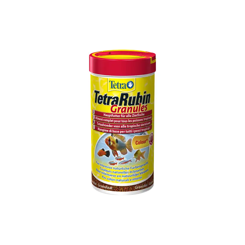 TETRA - TetraRubin Granules - 250ml - Mélange de granulés pour poissons