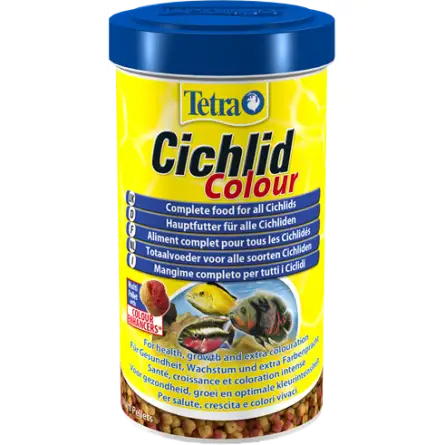 TETRA - Cichlid Color - 500ml - Granuli per Ciclidi TETRA - Cichlid Color - 500ml - Granuli per Ciclidi