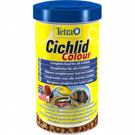 TETRA - Cichlid Color - 500ml - Korrels voor Cichliden TETRA - Cichlid Color - 500ml - Korrels voor Cichliden