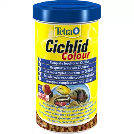 TETRA - Cichlid Colour - 500ml - Granulés pour Cichlidés