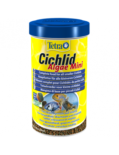 TETRA -Cichlid Algae Mini - 500ml - Granulat für kleine Buntbarsche