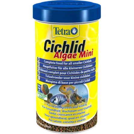 TETRA -Cichlid Algae Mini - 500ml - Pellets para pequeños cíclidos TETRA -Cichlid Algae Mini - 500ml - Pellets para pequeños cíclidos