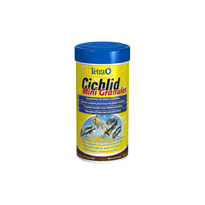 Tropical Cichlid Herbivore Granulés – Alimentation Cichlidés Malawi – Spiruline – 250 Ml