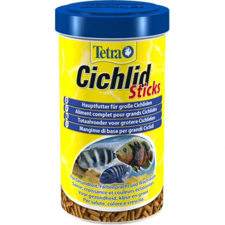 TETRA - Cichlid Sticks - 500ml - Cibo in bastoncini per ciclidi TETRA - Cichlid Sticks - 500ml - Cibo in bastoncini per ciclidi