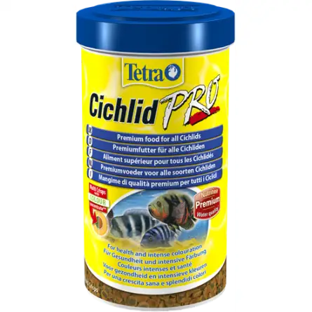 TETRA - Cichlid Pro - 500ml - Aliment supérieur en chips pour Cichlidés