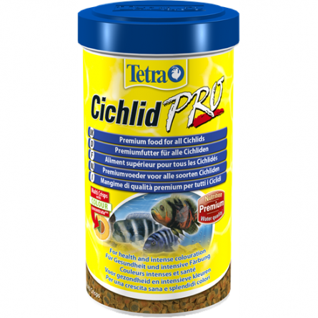 TETRA - Cichlid Pro - 500ml - Comida en chips superior para cíclidos TETRA - Cichlid Pro - 500ml - Comida en chips superior para cíclidos