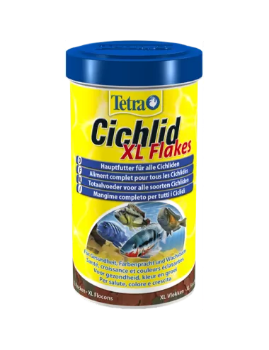 TETRA - Cichlid XL Flakes - 500ml - Alimento completo per tutti i ciclidi
