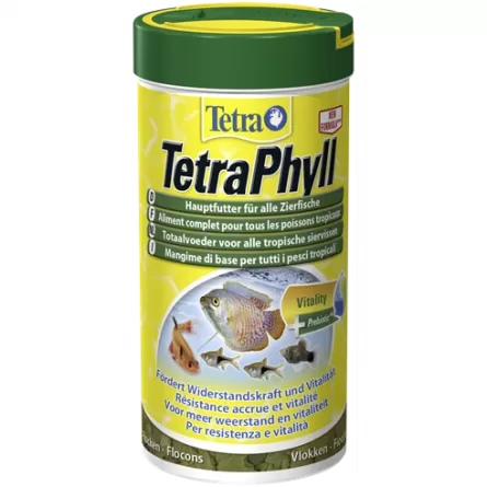 TETRA - TetraPhyll - 100ml - Alimento completo para peces herbívoros