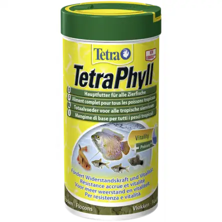 TETRA - TetraPhyll - 100ml - Alimento completo para peces herbívoros