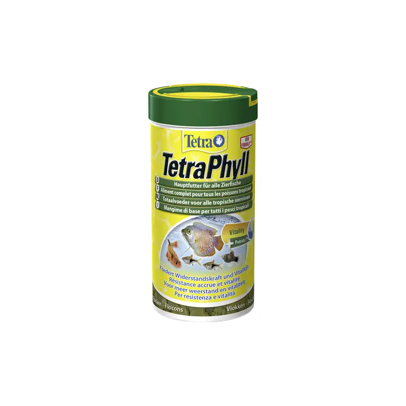 TETRA - TetraPhyll - 250ml - Aliment complet pour poissons herbivores