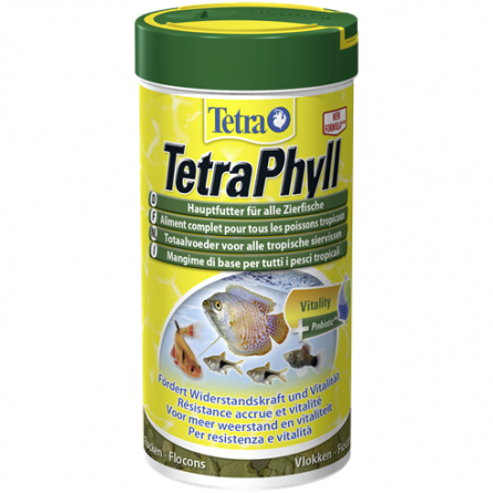 TETRA - TetraPhyll - 250ml - Mangime completo per pesci erbivori