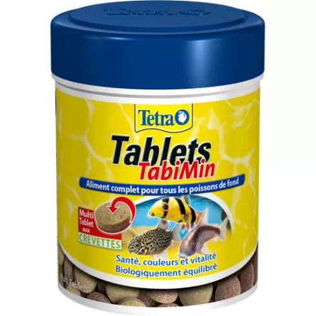 TETRA - Tablets TabiMin - 66ml - Aliment complet pour tous les poissons de fond