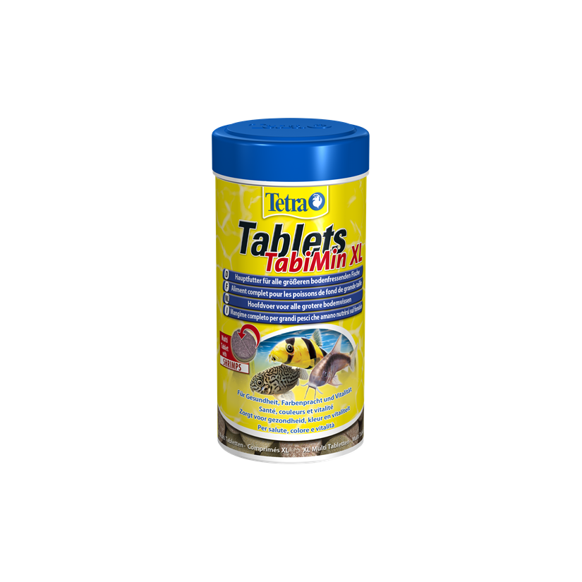 TETRA - TabiMin XL Tablets - 150ml - Complete food for large bottom fish