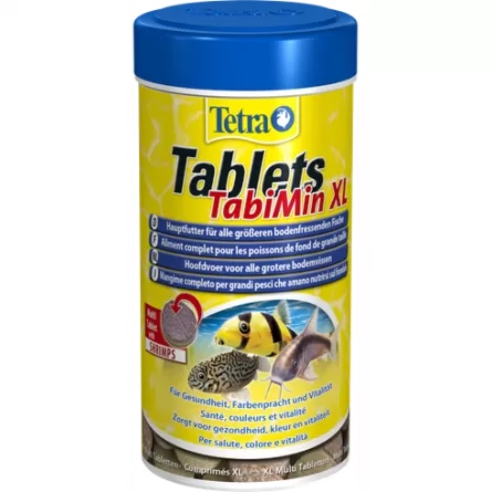TETRA - TabiMin XL Tabletten - 150ml - Compleet voer voor grote bodemvissen
