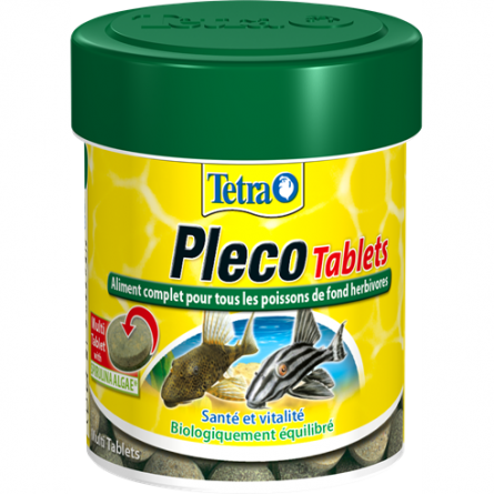 TETRA - Pleco Tablets - 120 comprimidos - Alimento completo para peixes subterrâneos TETRA - Pleco Tablets - 120 comprimidos - Alimento completo para peixes subterrâneos