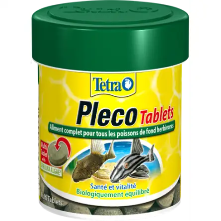 TETRA - Pleco Veggie Wafers - 250ml - Aliment complet pour les poissons de fond