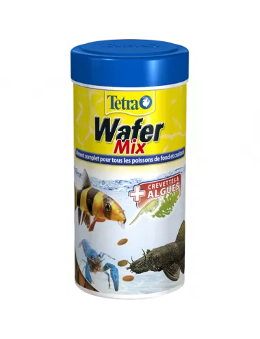 TETRA - Wafer Mix - 250ml - Aliment pour poissons de fond et crustacés